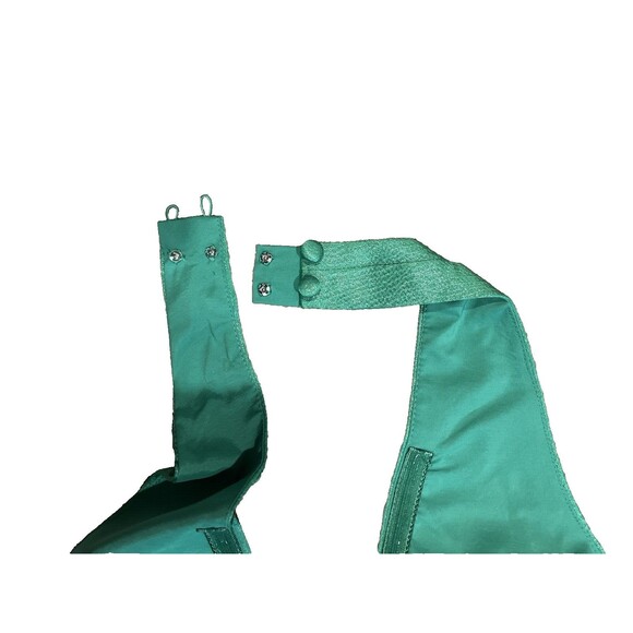 Liv Foster womens Textured Foil Satin Long Column Gown size 4 Summer Green $295 - Picture 13 of 16